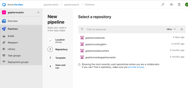 Choose A Repository